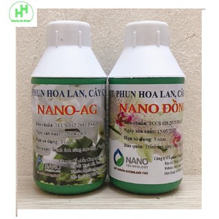 Combo Xịt, Phun Hoa Lan, Cây Cảnh NANO Đồng + NANO Bạc
