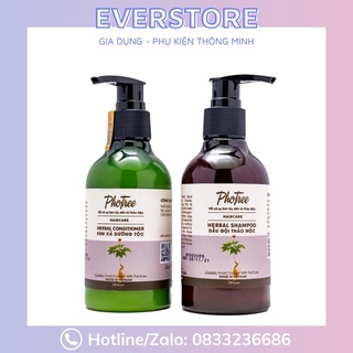 Combo gội xả dưỡng tóc photree từ thiên nhiên giúp nuôi dưỡng và mượt tóc