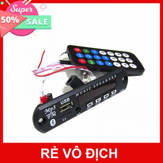 Mạch giải mã mp3 usb/tf/aux/bluetooth 7-12vdc