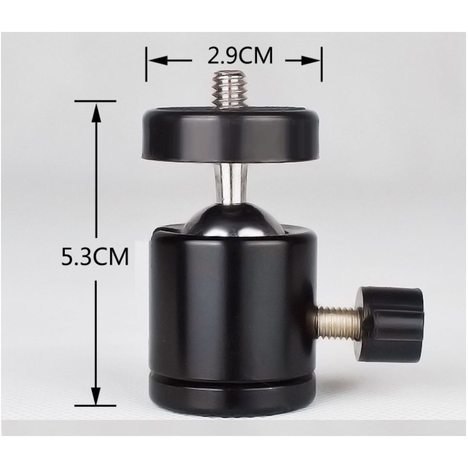Ball head Q27 ren 1 4" xoay 360 gắn Tripod , gắn Gopro, máy quay, actioncam