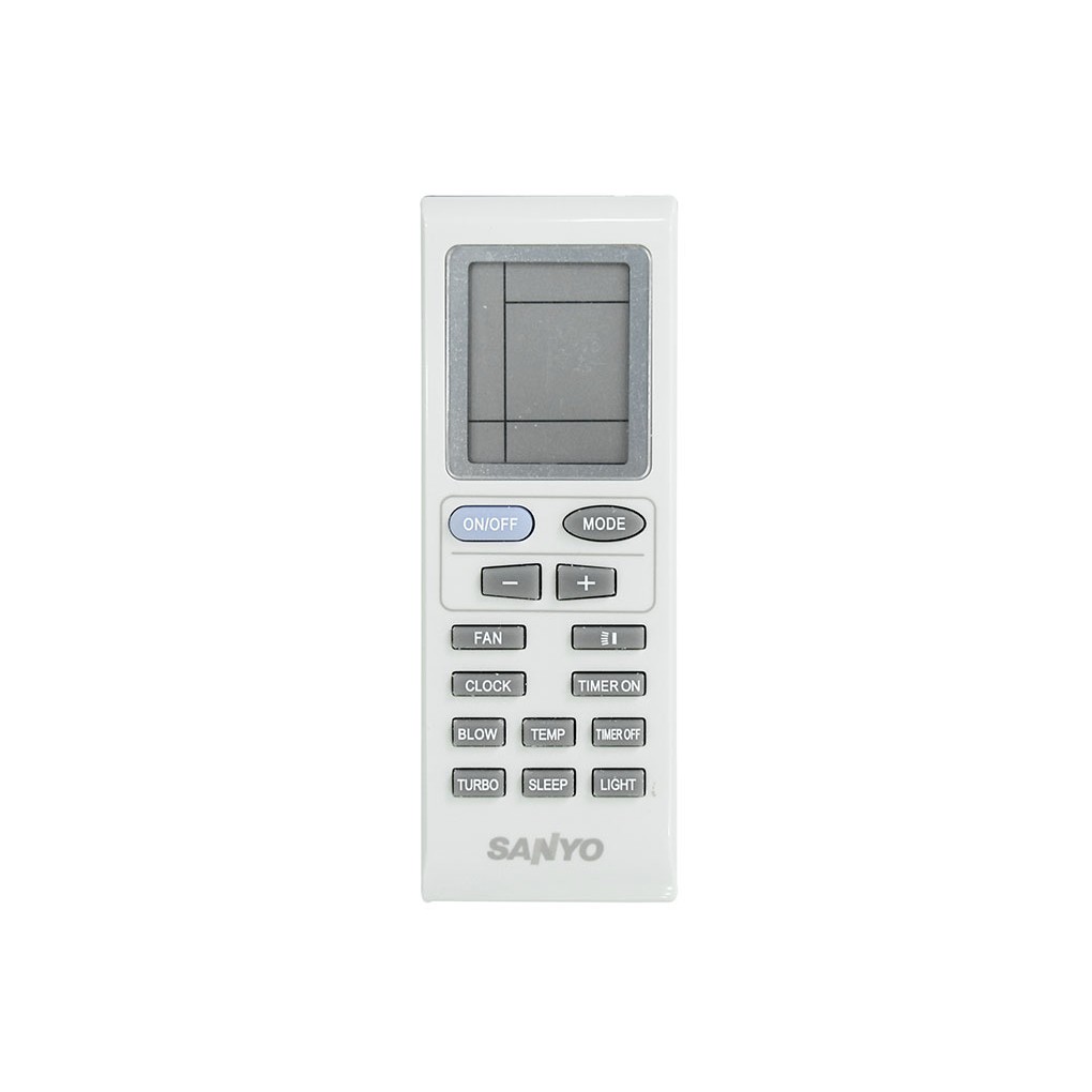 Remote máy lạnh SANYO viền xanh