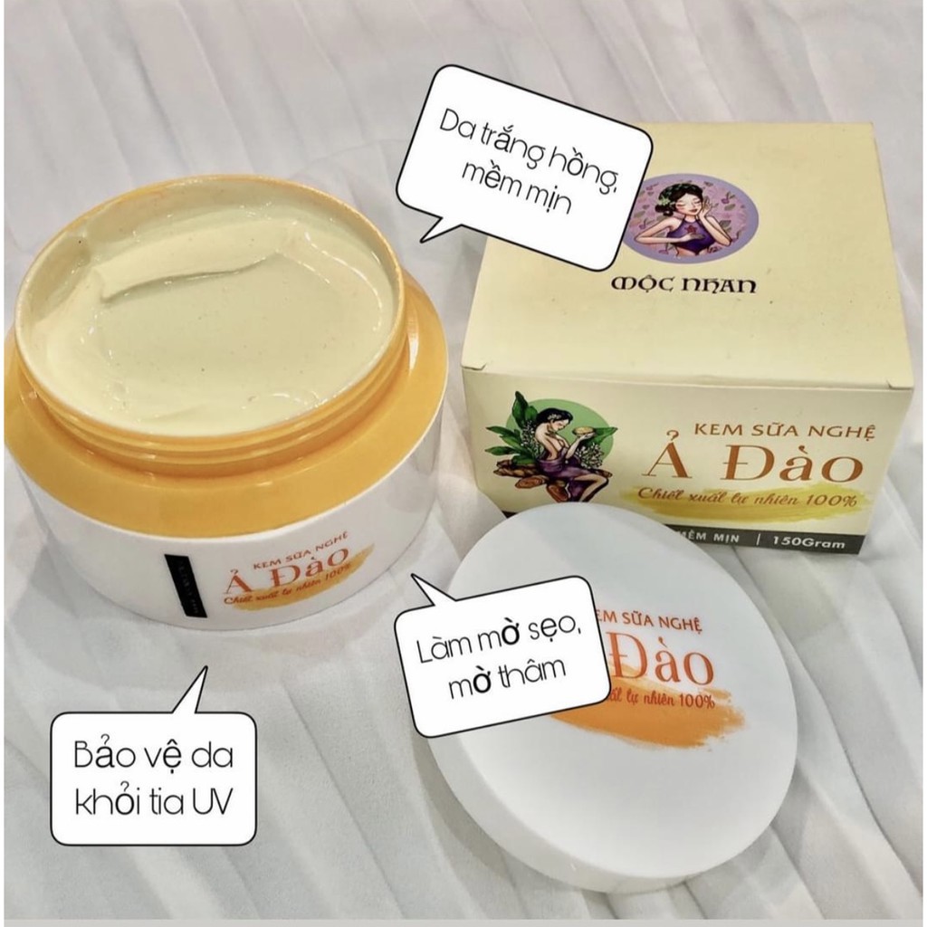  [LYLY STORY] Kem Sữa Nghệ Ả Đào - Mộc Nhan Natural- trắng da mờ thâm chống tia UV