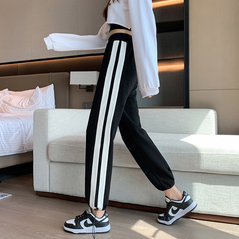 NRVP Quần Thể Thao Ống Rộng Phong Cách Thời Trang Hàn Quốc Dành Cho Nam Và Nữ