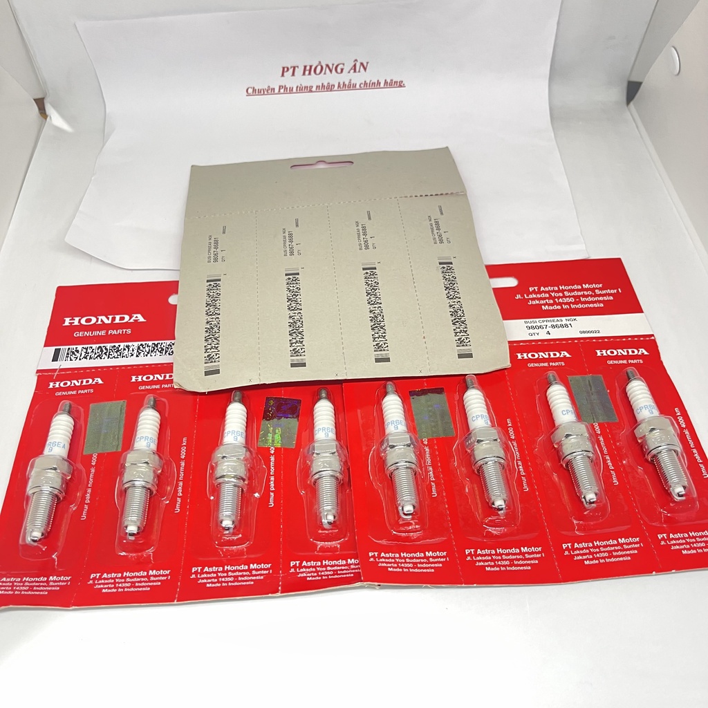 Bugi  AirBlade 125, Sh 125, Lead 125, Vision  nhập khẩu chính hãng Honda Indonesia - PT HỒNG ÂN