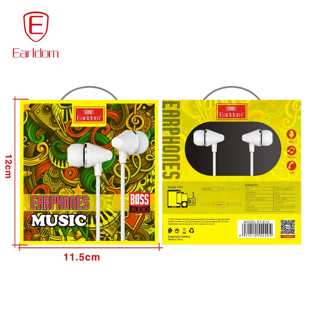 Tai nghe Earldom E12 chính hãng