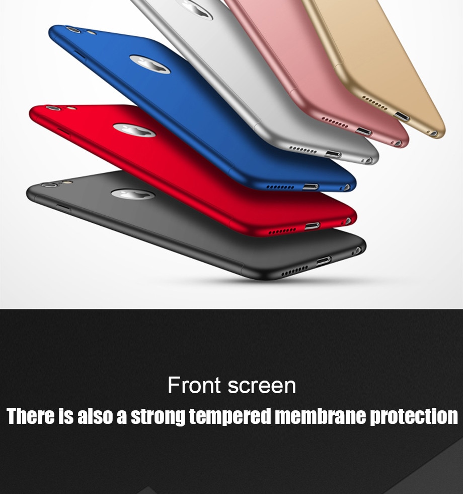 Xiaomi Redmi Note 6 Pro Note 7 Go K20 Pro 7a Note 8 Ốp Lưng Điện Thoại 360 kính bảo vệ đầy đủ Đỏ đen xanh tím đỏ hồng vàng