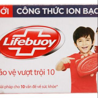 Xà bông cục Lifebuoy bảo vệ vượt trội 10 90g