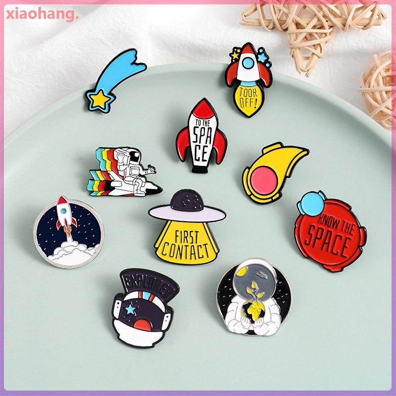 Ghim Cài Áo Hình Tên Lửa/Phi Hành Gia Thời Trang