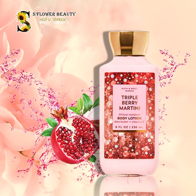 TRIPLE BERRY MARTINI | Sản Phẩm Gel Tắm - Dưỡng Thể - Xịt Thơm Nước Hoa Toàn Thân Lưu Hương Mịn Da Bath &amp; Body Works