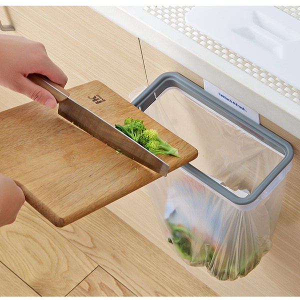 Giá treo túi rác gắn tủ bếp tiện lợi