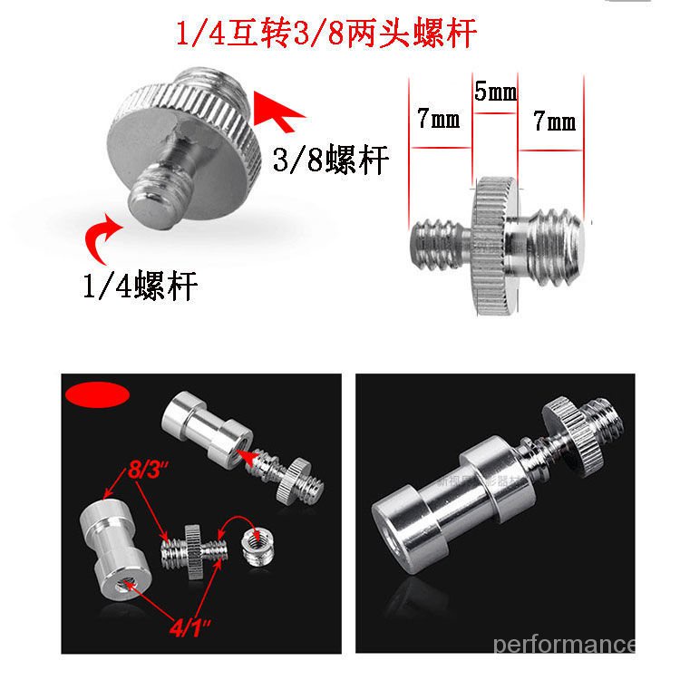 Tấm Chuyển Đổi Ốc Vít 1/4 Sang 3/8 Sang 5/8 Cho Giá Đỡ Máy Ảnh SLR | BigBuy360 - bigbuy360.vn