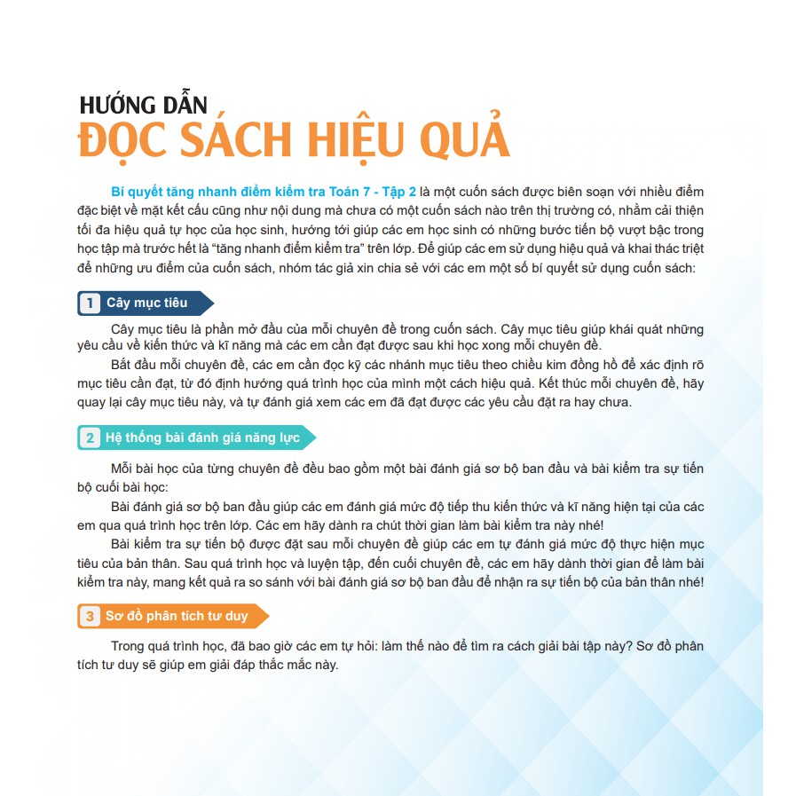 Sách - Bí quyết tăng nhanh điểm kiểm tra Toán 7 tập 2