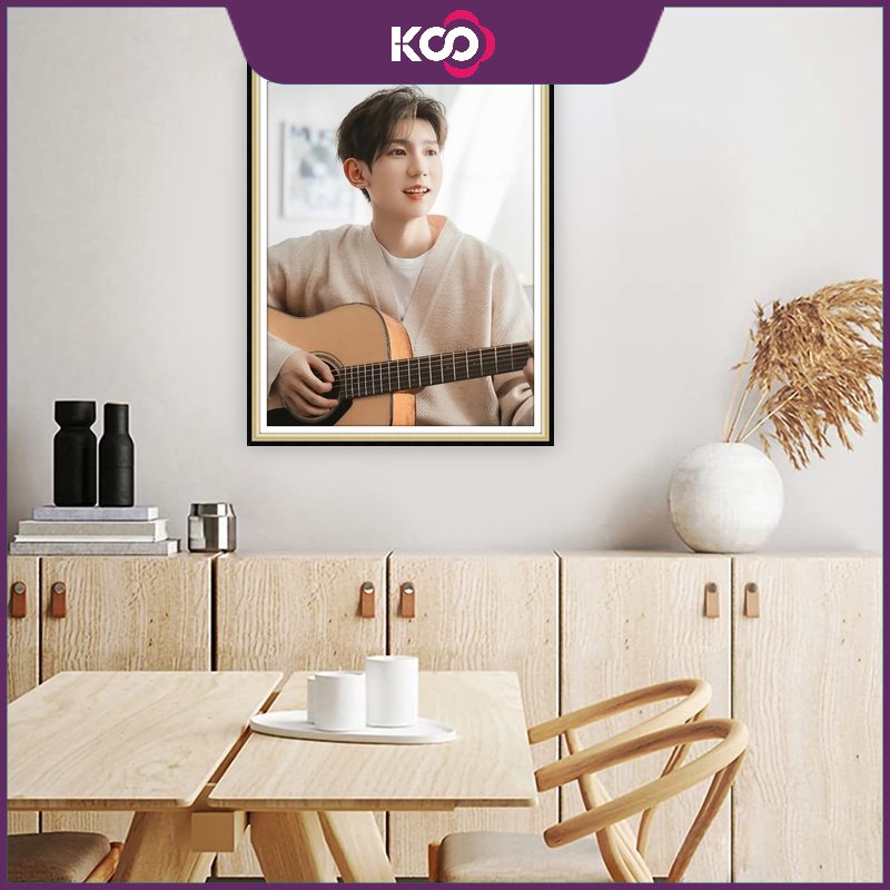 Bộ Tranh Đính Đá 5D Tự Làm Hình Nhóm Nhạc TFBOYS 30x40cm / 40x50cm