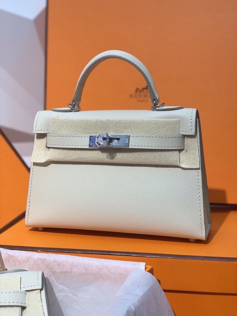 Túi HM KELLY SIÊU CẤP MÀU TRẮNG