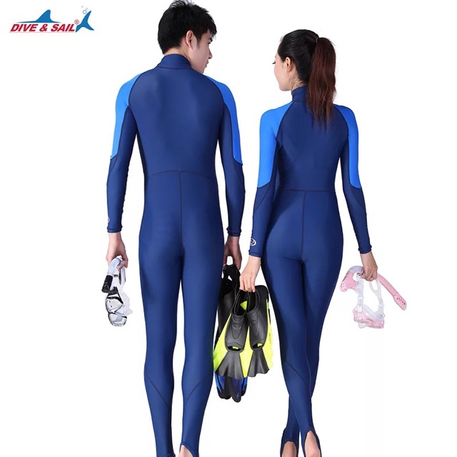 Đồ bơi dài tay liền thân cao cấp Dive&amp;Sail chống uv UPF50+