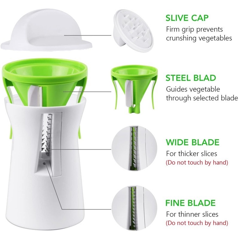 Máy Cắt Rau Củ Dạng Xoắn Ốc