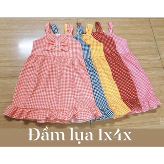 đầm lụa bé gái tự chọn mẫu