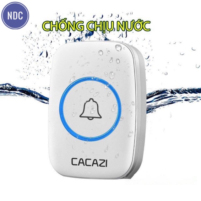 Chuông Cửa Không Dây Cao Cấp CACAZI A10 (Loại 1) Kín Nước, Cực Tốt