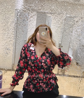 Aoa peplum hoa #bigsize