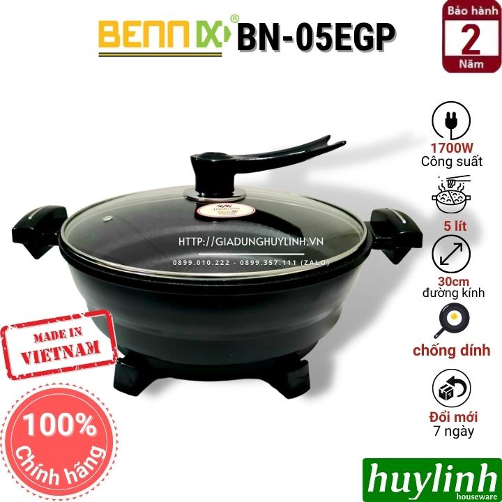 [Mã ELHAMS5 giảm 6% đơn 300K] Nồi lẩu điện đa năng Bennix BN-05EGP - 5 lít - Made in Việt Nam