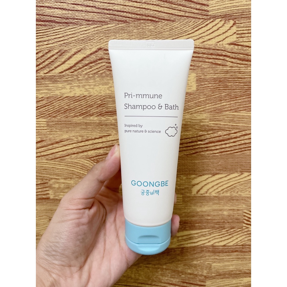 Sữa tắm gội, dưỡng da cho bé goongbe pri-mmune baby moisture lotion - ảnh sản phẩm 4