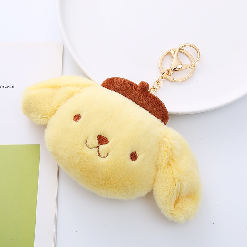 SANRIO Móc Khóa Hình Kuromi Nhồi Bông Đáng Yêu