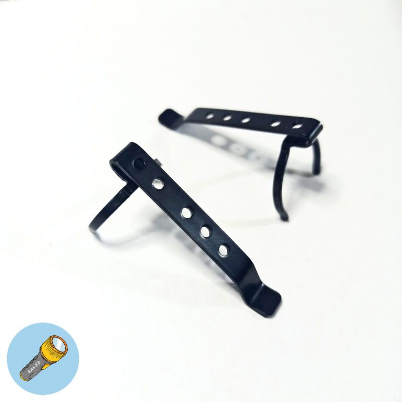 Clip cài - móc cài thân đèn pin S2 S2+ C8 M1 loại mới ngắn cứng cáp hơn