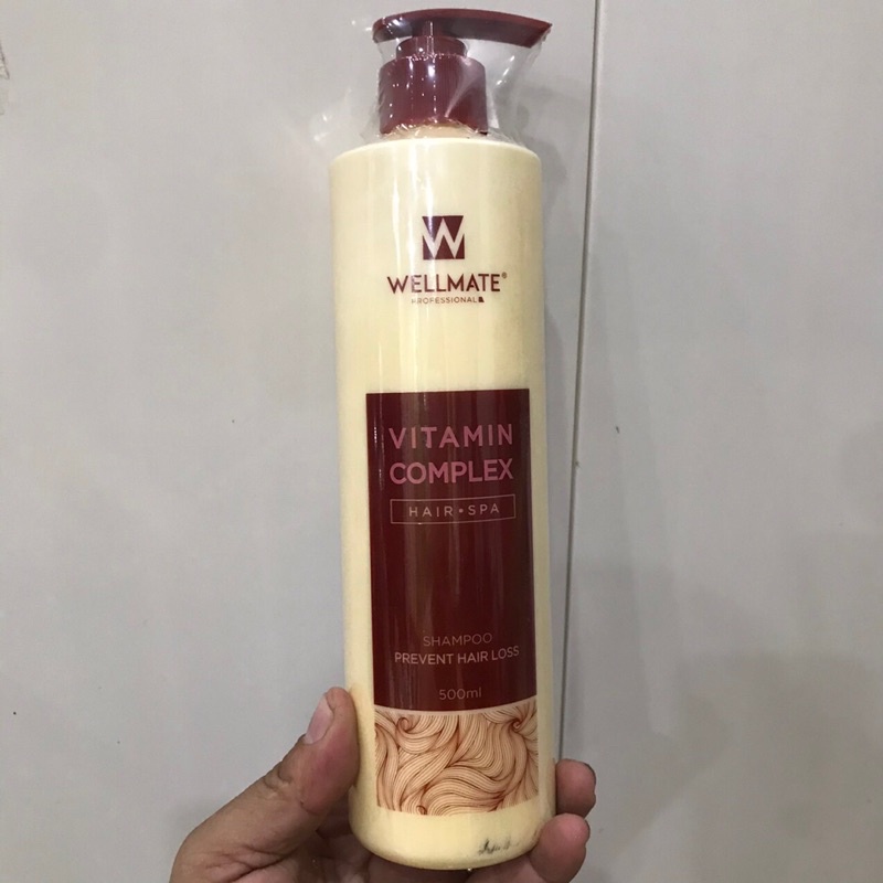 Dầu gội chống rụng, kích thích mọc tóc Wellmate Vitamin Complex Anti-Hair Loss Shampoo 500ml