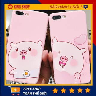 ỐP LƯNG CHO MÁY IPHONE ỐP HEO HỒNG KUTE