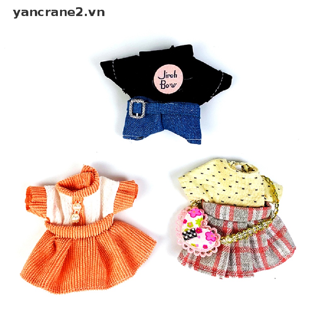 Quần áo nhiều màu sắc cho búp bê 6 inch