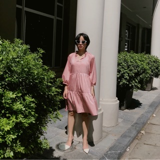 Đầm xoè liền tay lỡ - Peony Dress