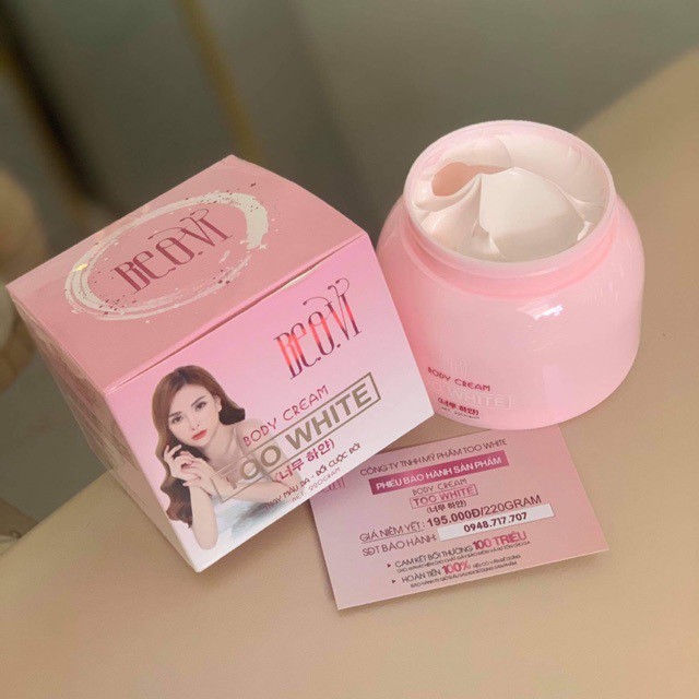 Body Too White Beovi 220g ( Thu Thuỷ )