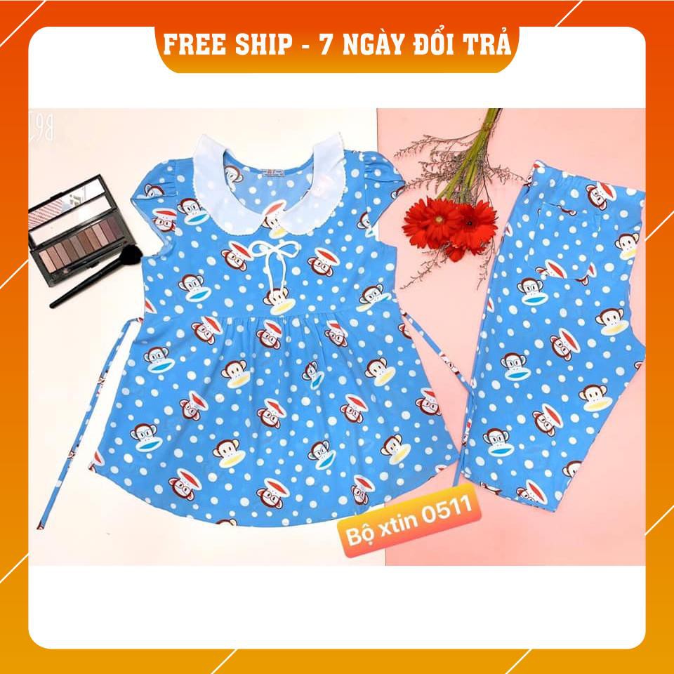 💗FreeShip – Hàng Thiết kế💗Bộ Đồ Bầu Siêu Mát Lụa Satin Freesize 45-70KG - Đồ Bộ Bầu Mặc Ngủ - Shop MaNa