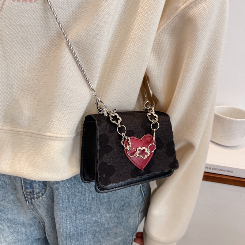 Túi Đeo Chéo mini 2022 Màu Đen Thời Trang Dành Cho Nữ