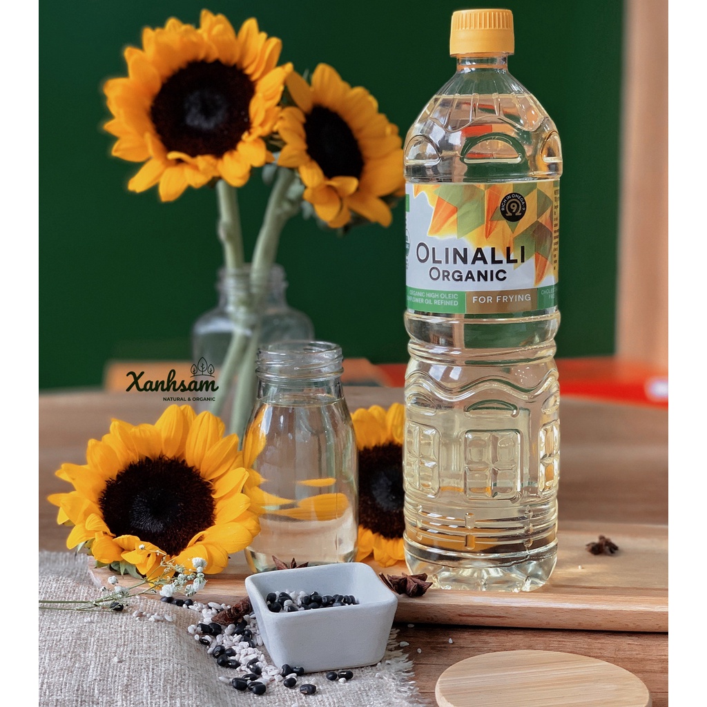 Dầu Hướng Dướng Hữu Cơ 1L Olinalli - Xanhsam Organic