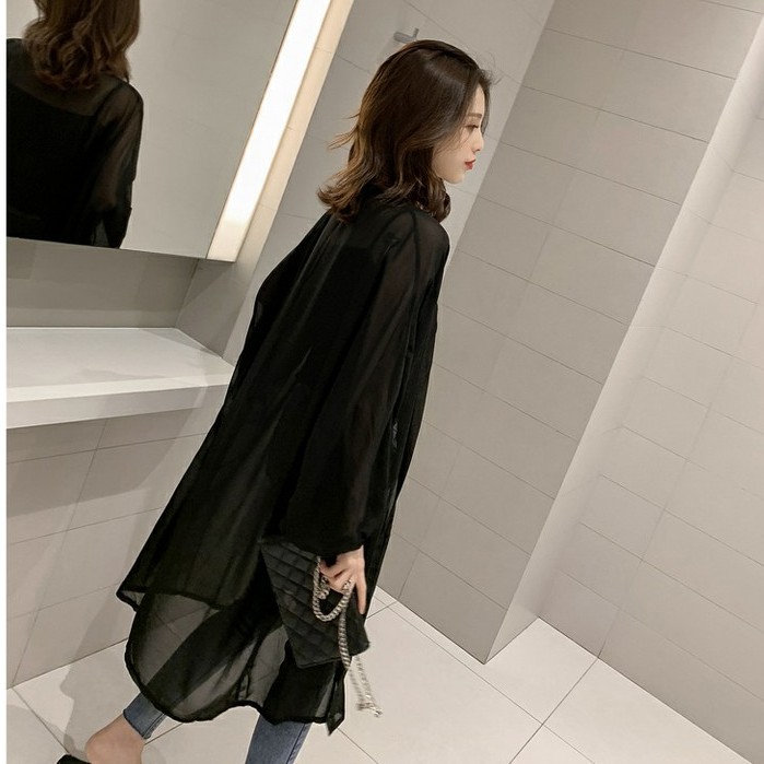 FREESHIP ĐƠN 99K_ Áo khoác voan dáng dài phong cách trẻ trung thanh lịch dành cho nữ | BigBuy360 - bigbuy360.vn