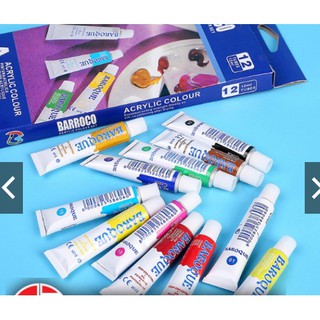 MÀU ACRYLIC ITALIA VẼ TRANH TƯỜNG, ÁO, VẢI, TÔ TƯỢNG