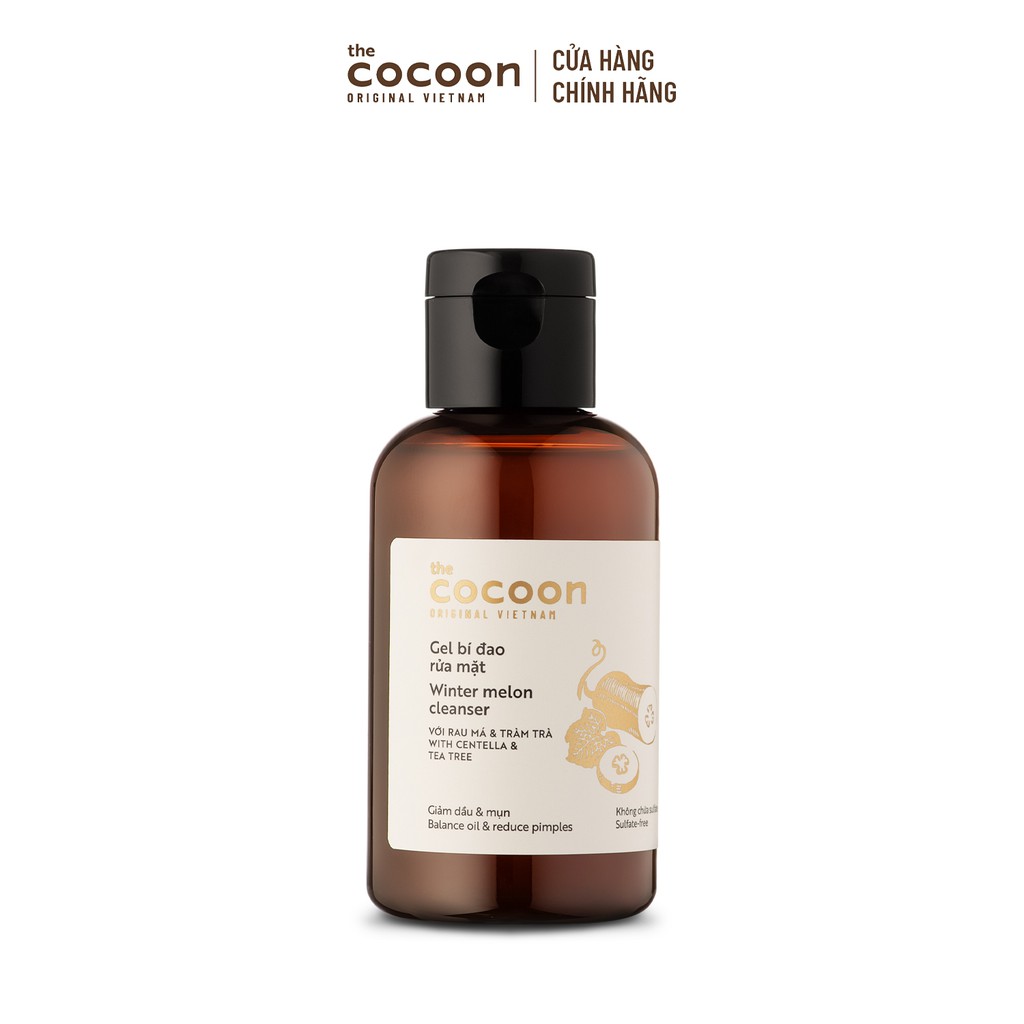 Combo Gel bí đao rửa mặt 140ml và Nước bí đao cân bằng da Cocoon 140ml | BigBuy360 - bigbuy360.vn