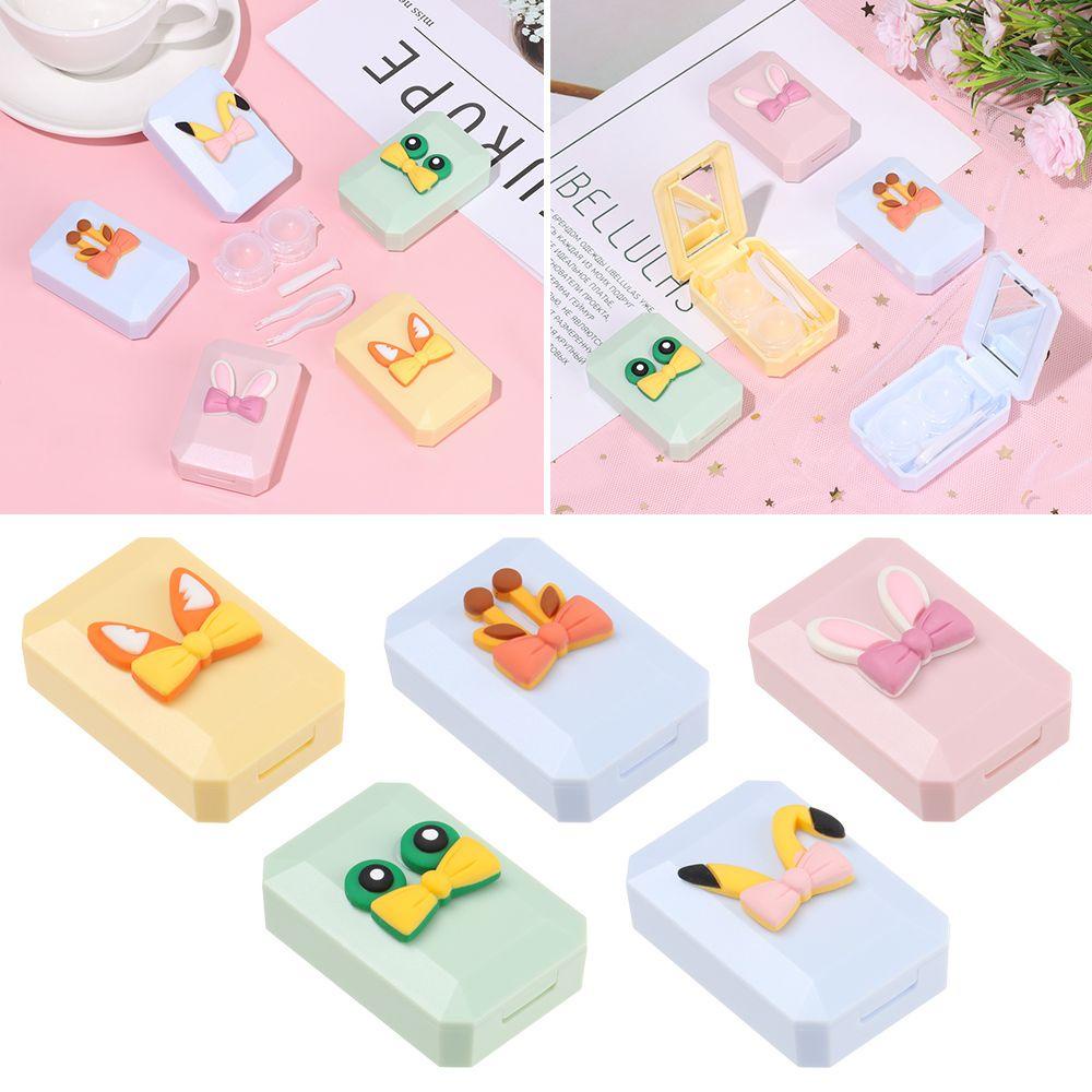 NIUYOU Hộp Đựng Kính Áp Tròng Mini Tiện Dụng Mang Theo Du Lịch