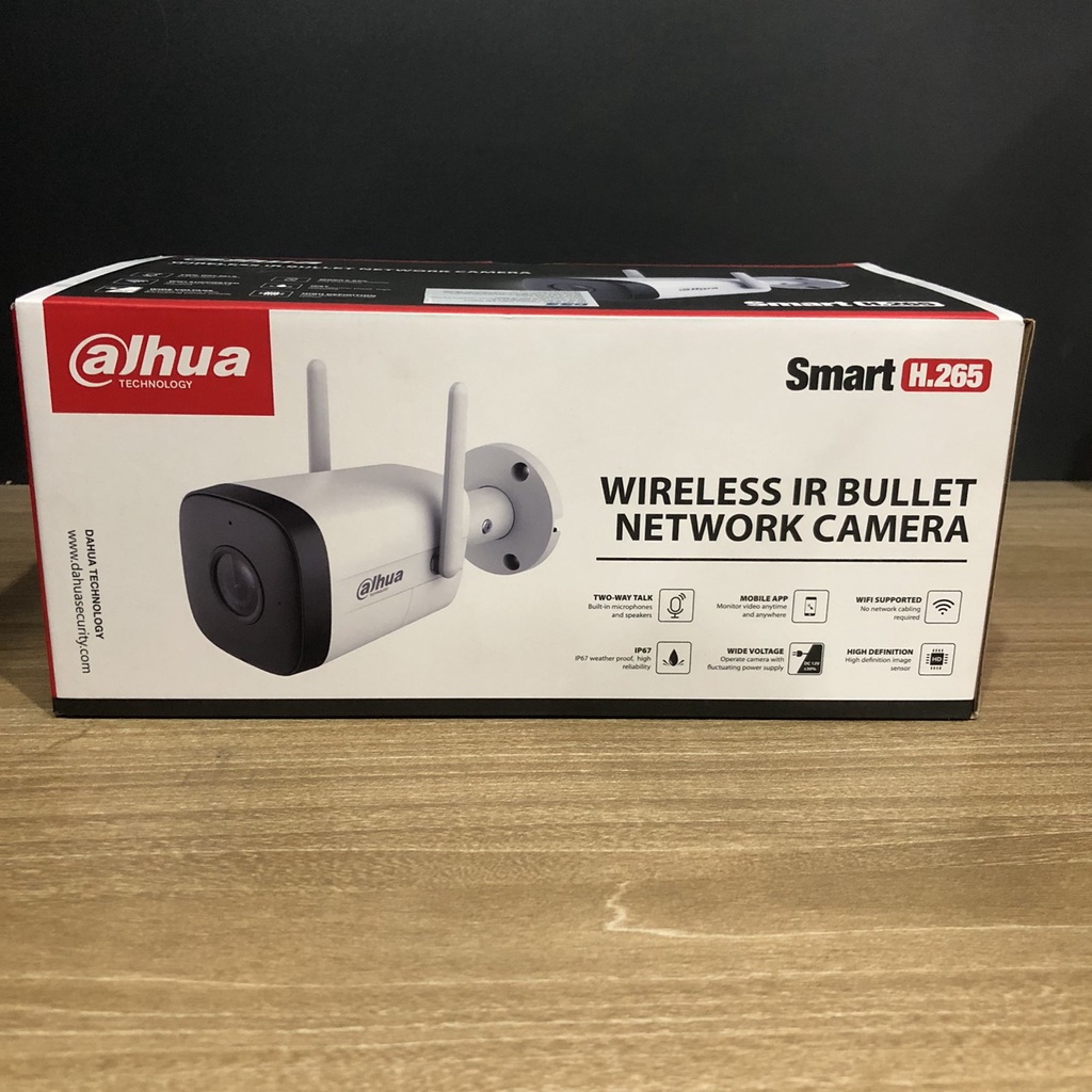 Camera IP Wifi  ngoài trời 2MP DAHUA DH-IPC-HFW1230DT-STW - Đàm thoại 2 chiều - Hàng chính hãng