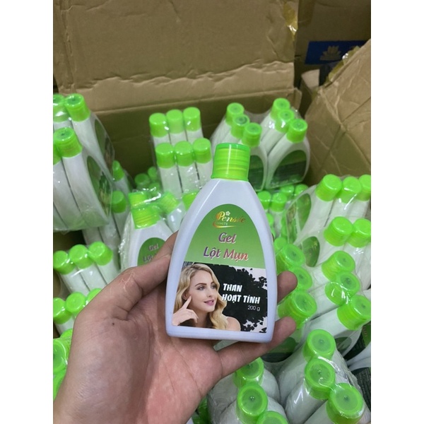 GEL LỘT Mụn đầu đen, mụn cám PENSÉE 200g (Than hoạt tính, Nha đam)
