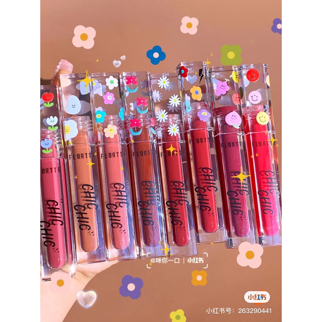 [FLORTTE] Son kem bóng Flortte Chic Chic
