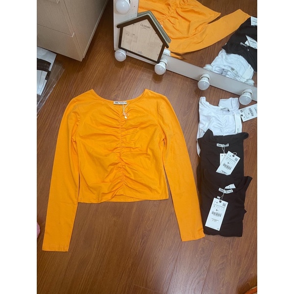 Áo thun nữ Zara tay dài | Hàng chuẩn auth