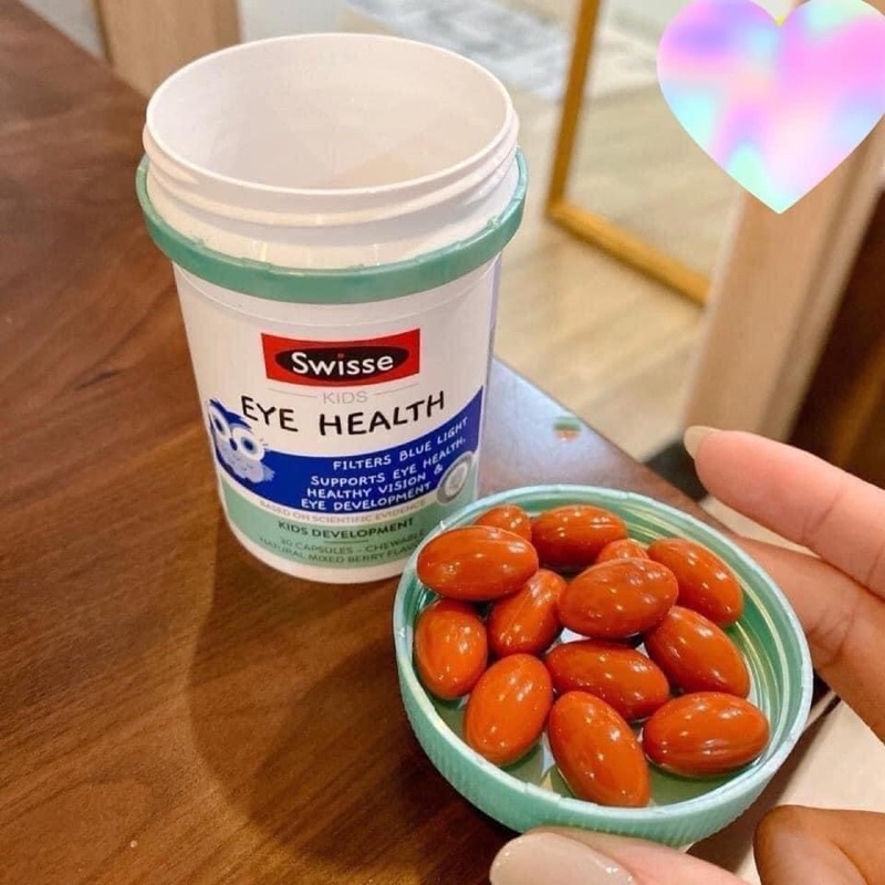 Viên uống bổ mắt cho trẻ em Swisse Kids Eye Health 30 viên