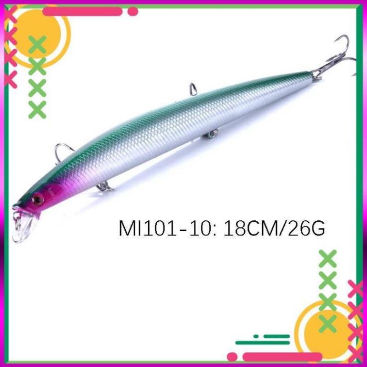 ⭐  Mồi Câu lure, cá chẽm , có mú, cá ngão , cá biển dài 18cm nặng 26gr