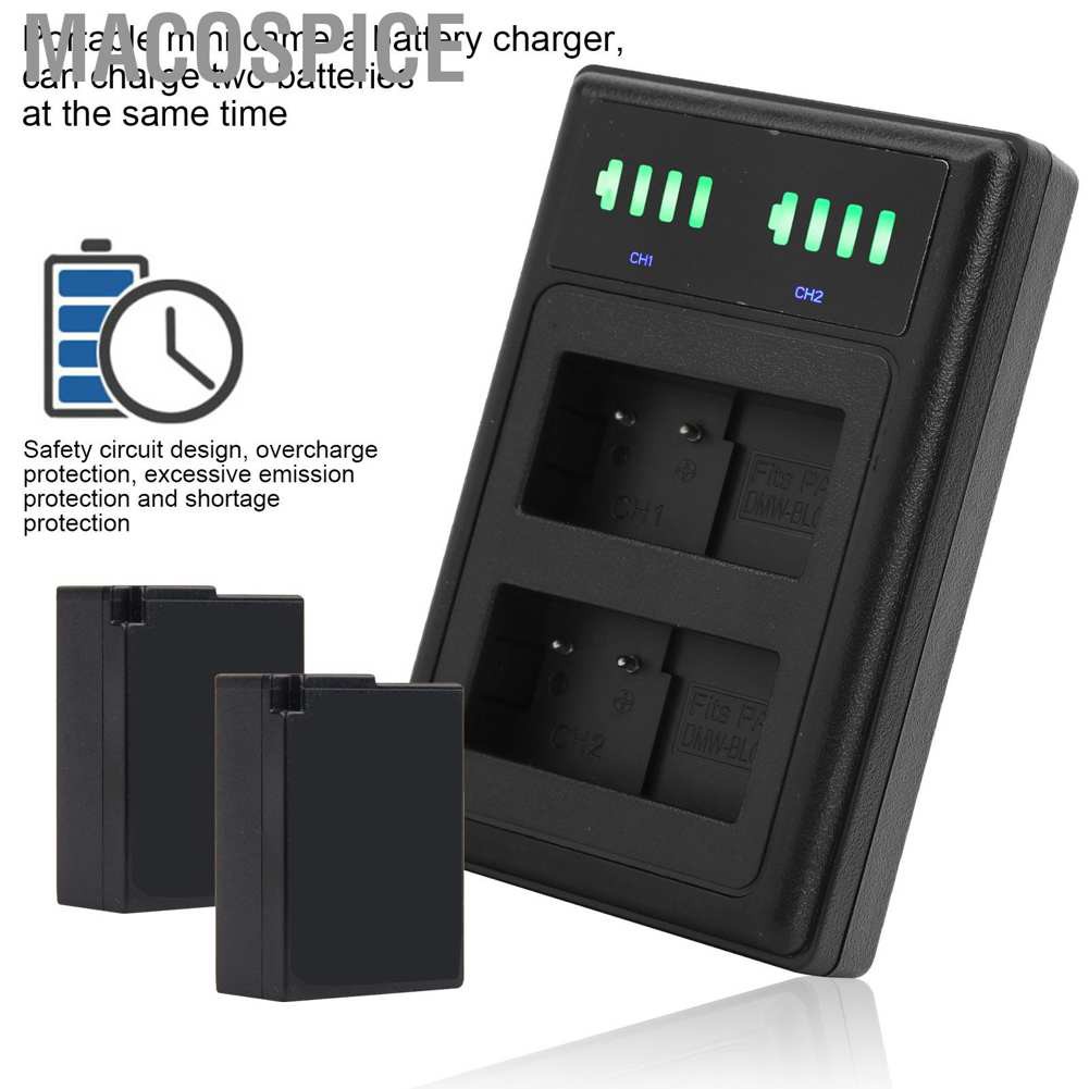 Đế Sạc Nhanh Macospice Cho Camera Dmw Blc12