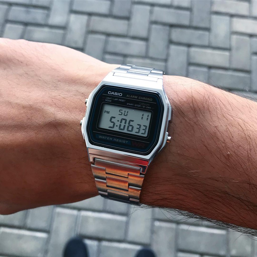 [Box thiếc]Đồng hồ nam casio A159-A158 Full box điện tử chống nước siêu cá tính và trẻ trung năng | BigBuy360 - bigbuy360.vn