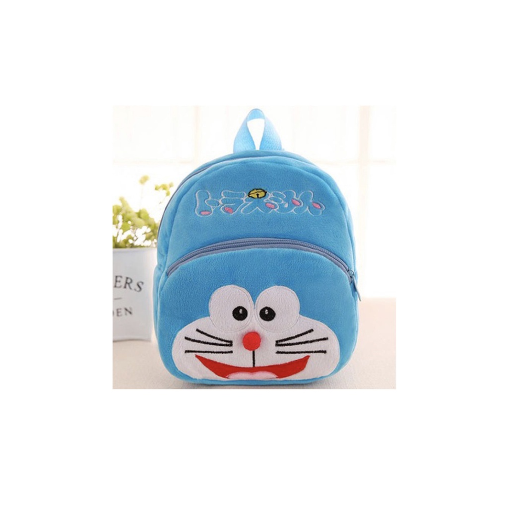 Balo mini đi học chất liệu nhung nhiều hình nhân vật hoạt hình cho các bé mẫu giáo