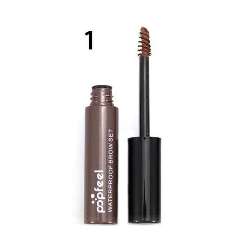 【Pay at Place】 POPFEEL 4 Colors Eyebrow Waterproof Dye Eyebrow Gel Enhancer