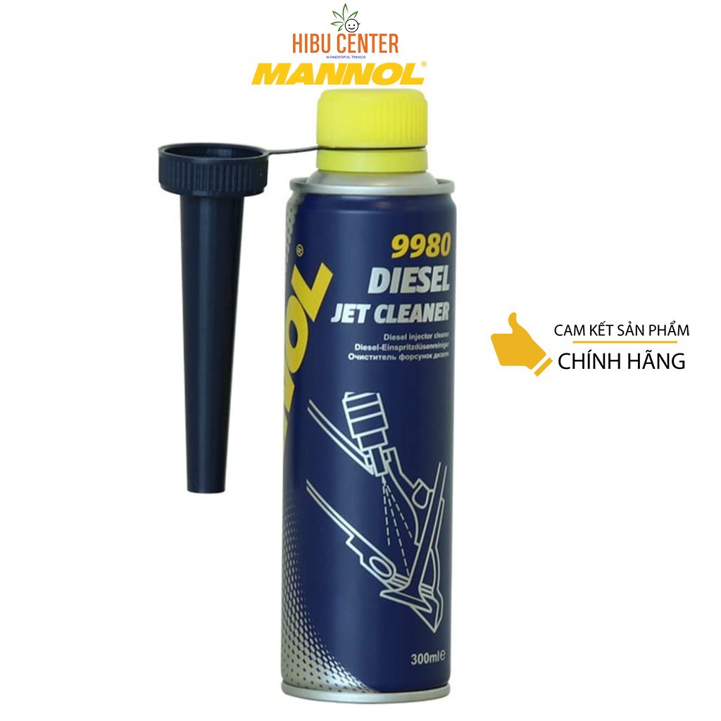 Súc Rửa Béc Phun Dầu Diesel MANNOL 9980 – 300ML Diesel Jet Cleaner, Hàng Đức Chính Hãng – HIBUCENTER